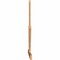 Ekena Millwork Saratoga Timber Gable Bracket, Western Red Cedar, 96"W x 52"H x 1 1/2"D x 3 1/2"F, 13/12 Pitch GBW096X52X0204SAR00SWR - alternate 4